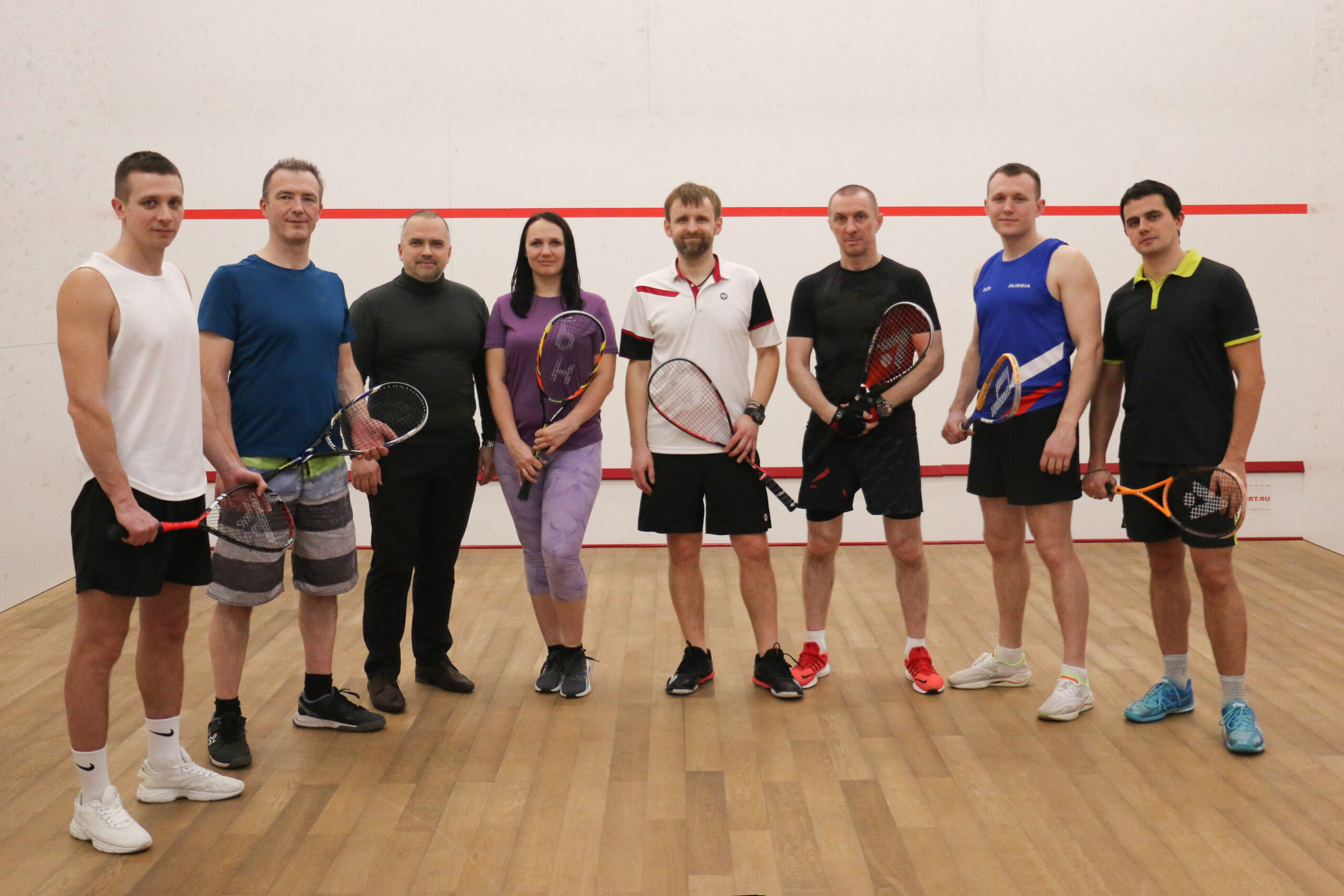 «Заводчане в восторге!»: мастер-класс по сквошу прошёл на корте Императорского Тульского оружейного завода
