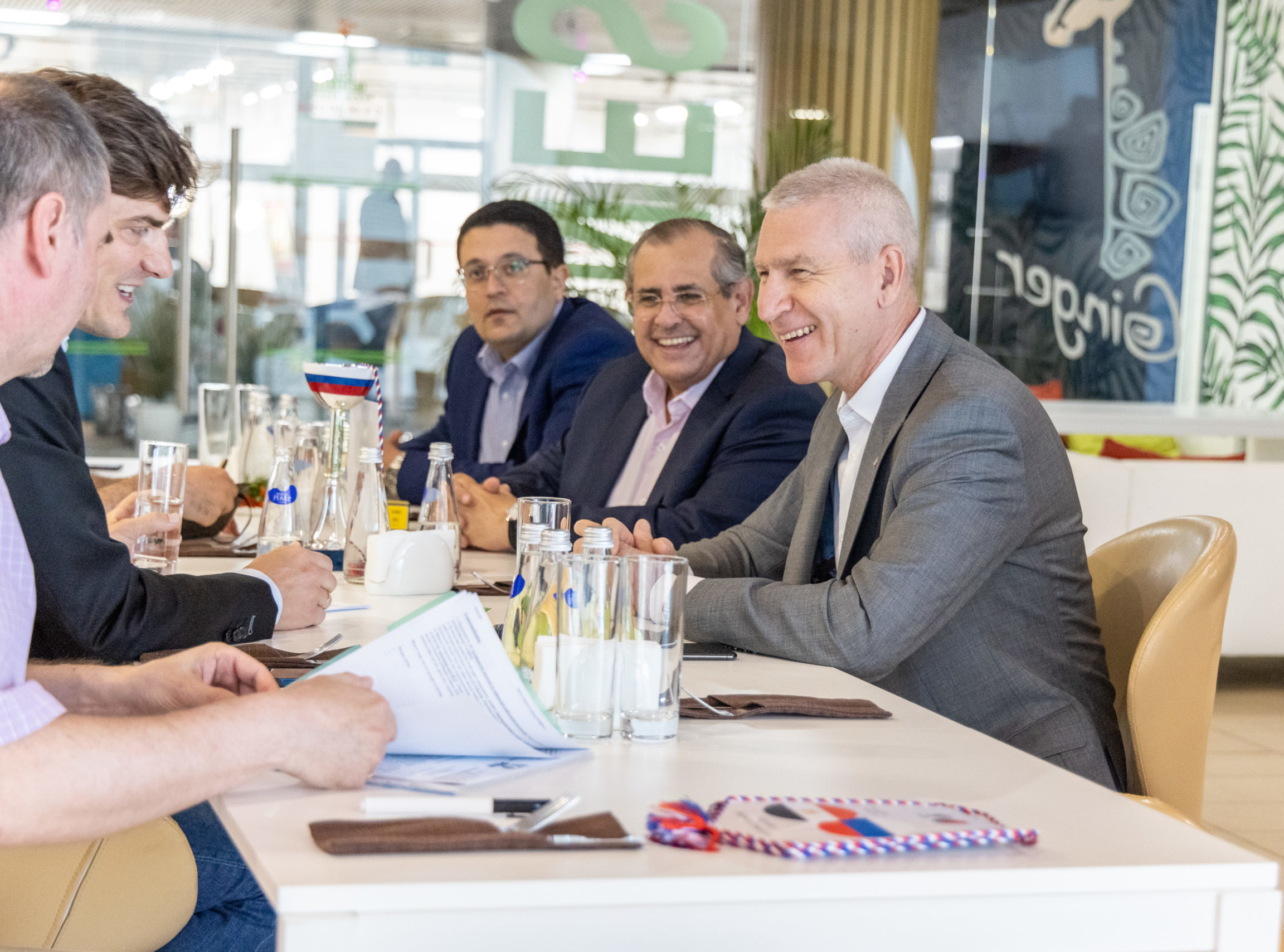 19 июня 2021 года в Национальном сквош центре состоялась встреча Министра Спорта РФ О.В. Матыцина и Посла Египта Ихаба Талаат Наср