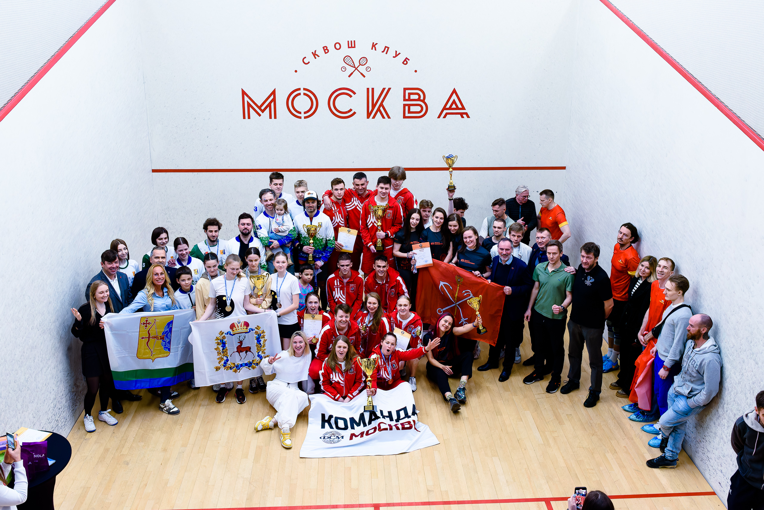 Альфа Банк Командный Чемпионат России по сквошу завершен!